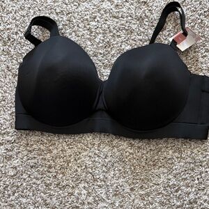 Cacique Elegant Black Full-Coverage Bra